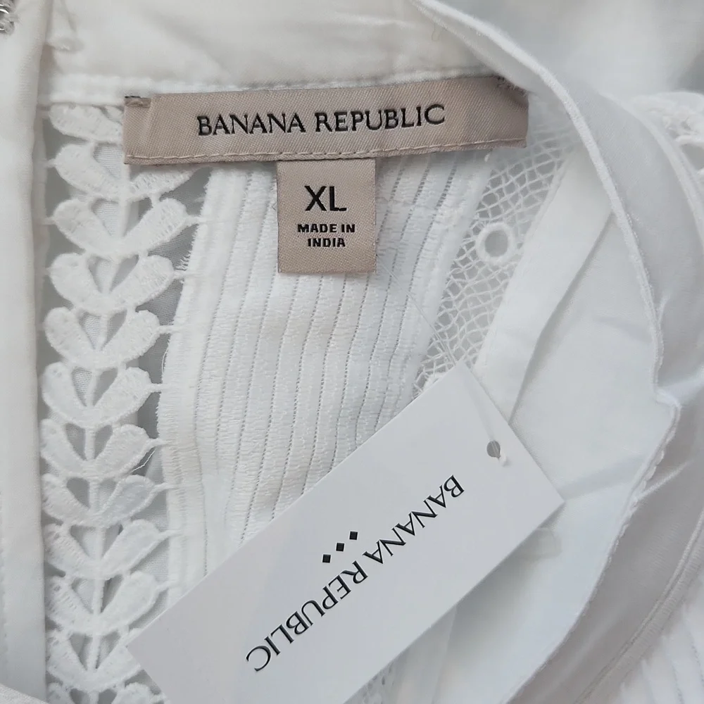 NWT BANANA REPUBLIC WHITE DRESS - Picture 5 of 6